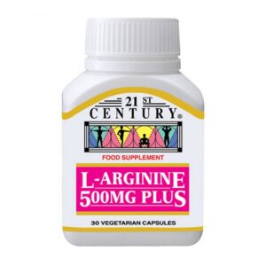 21st Century L-Arginine 500mg Plus Capsule - 30s