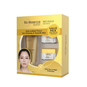 24K Bio Gold Cleanser+Day Cream + Night Cream - 1 Set