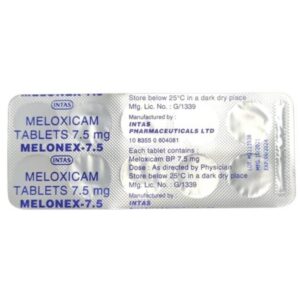 Melonex Meloxicam 7.5mg Tablet - 10s