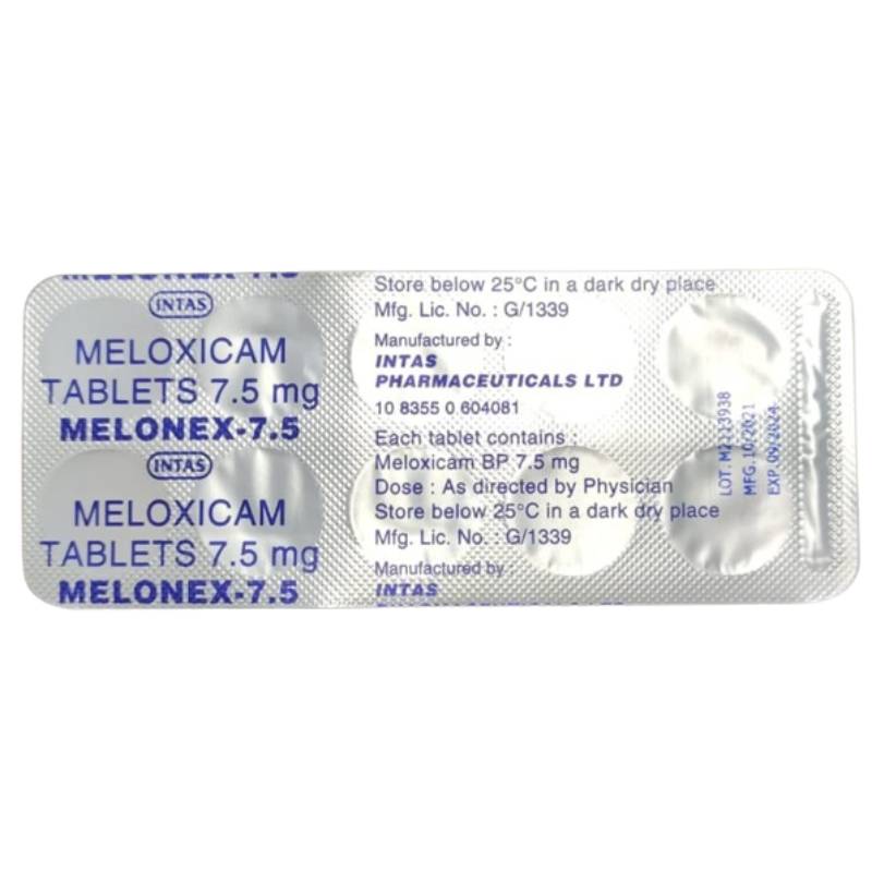 Melonex Meloxicam 7.5mg Tablet - 10s