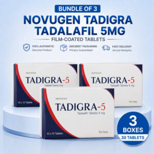 Novugen Tadigra Tadalafil 5mg Tablet - 30s x3