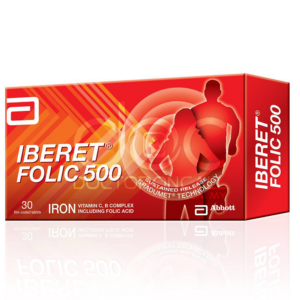 Abbott Iberet Folic 500mg Tablet 30s - 30s