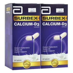 Abbott Surbex Calcium D3 Capsule - 60s x2