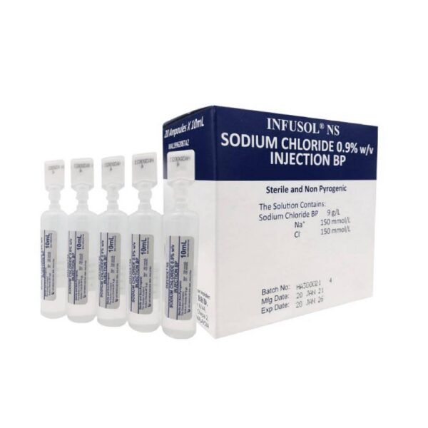 Ain Medicare Infusol NS (Sodium Chloride 0.9%) Injection BP Solution