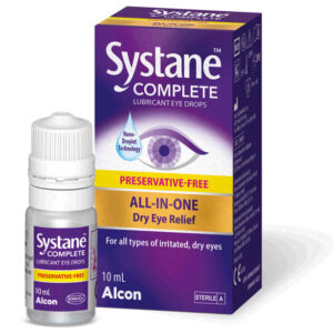 Alcon Systane Complete Lubricant Eye Drops (Preservative Free) - 10ml