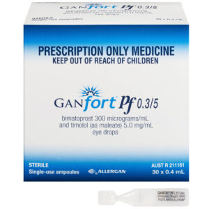 Allergan Ganfort Preservative Free Eye Drop 0.4ml - 30s