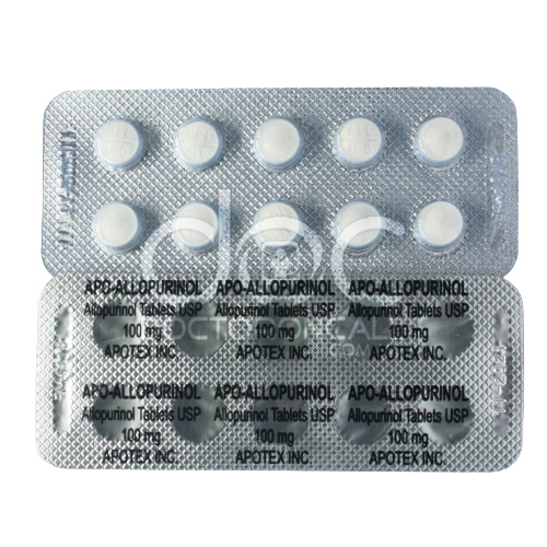 Apo-Allopurinol 100mg Tablet - 10s