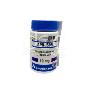Apo-Isosorbide Dinitrate 10mg Tablet | isosorbide dinitrate | angina chest pain nitrate tablet | DoctorOnCall Malaysia