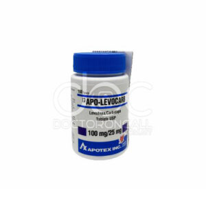 Apo-Levocarb 100/25mg Tablet | levodopa carbidopa | Parkinson's disease treatment tablet | DoctorOnCall Malaysia