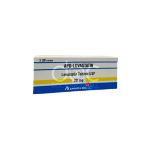 Apo-Lovastatin 20mg Tablet - 30s