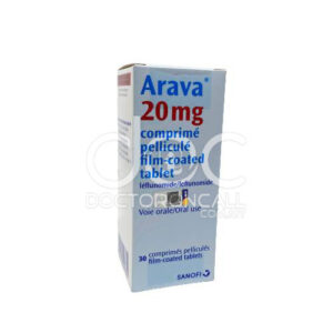 Arava 20mg Tablet | leflunomide | rheumatoid arthritis disease-modifying tablet | DoctorOnCall Malaysia