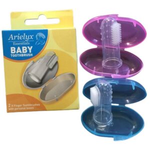 Arielyx Essentials Baby Toothbrush with Case (2 sets) - 2 sets