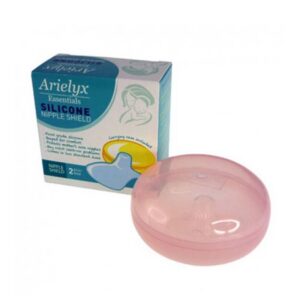 Arielyx Essentials Silicone Nipple Shield with Case 2s - L