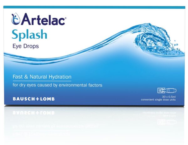 Artelac Splash Eye Drop 0.5ml | hyaluronic acid | dry eye lubricant drop | DoctorOnCall Malaysia