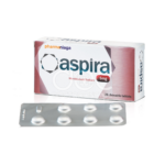 Aspira 5mg Chewable Tablet aspirin for antiplatelet therapy and cardiovascular event prevention | DoctorOnCall Malaysia