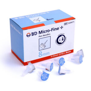 BD Micro Fine 31G (0.25mm X 8mm) Pen Needles - 100s