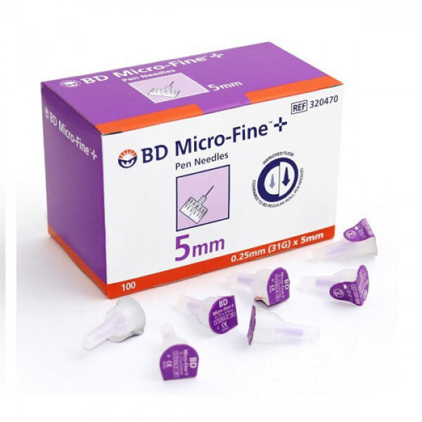 BD Micro Fine Pen Needles 31G – 5mm (REF 320470)