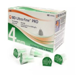 BD Ultra-Fine Pro (4mm x 32g) Needle 100s - 100s