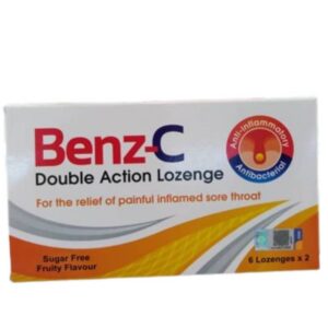 Benz-C Double Action Fruity Lozenge - 12s