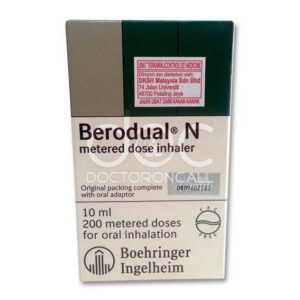 Berodual N 20/50mcg Metered Dose Inhaler - 200-doses