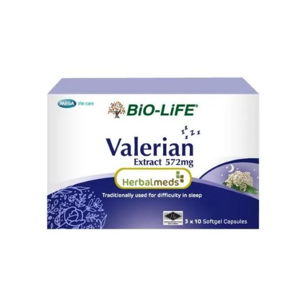Bio-Life Valerian 572mg Capsule