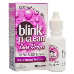 Blink N Clean Lens Drop cleans and lubricates contact lenses during wear | DoctorOnCall Malaysia