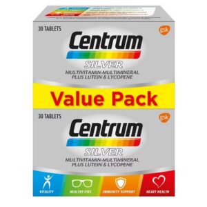 Centrum Silver Multivitamin-Multimineral + Lutein + Lycopene - 30s