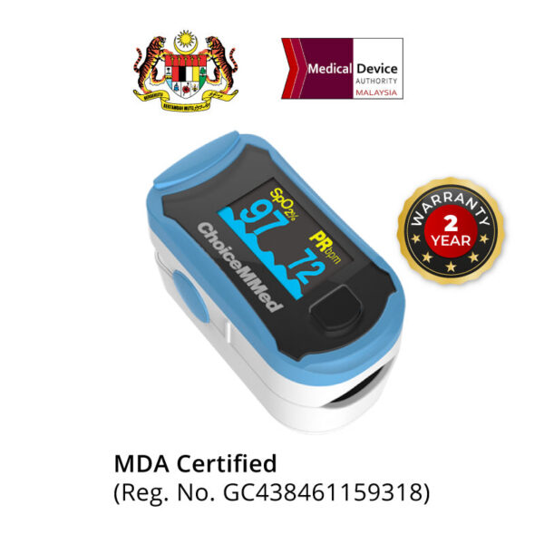 ChoiceMMed Fingertip Pulse Oximeter (MD300C29) (MDA certified – 2 years warranty)