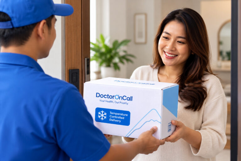 Delivery, cold-chain packaging, and what arrives in the box