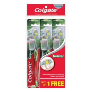 Colgate Twister (Medium) Toothbrush - 3s