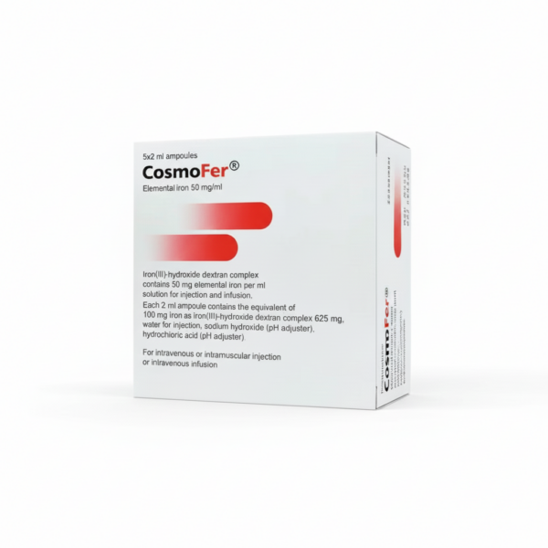 Cosmofer 100mg Iron Sucrose Injection - Iron Deficiency Anaemia Treatment Malaysia