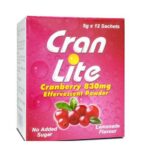 Cran Lite Cranberry Effervescent Powder