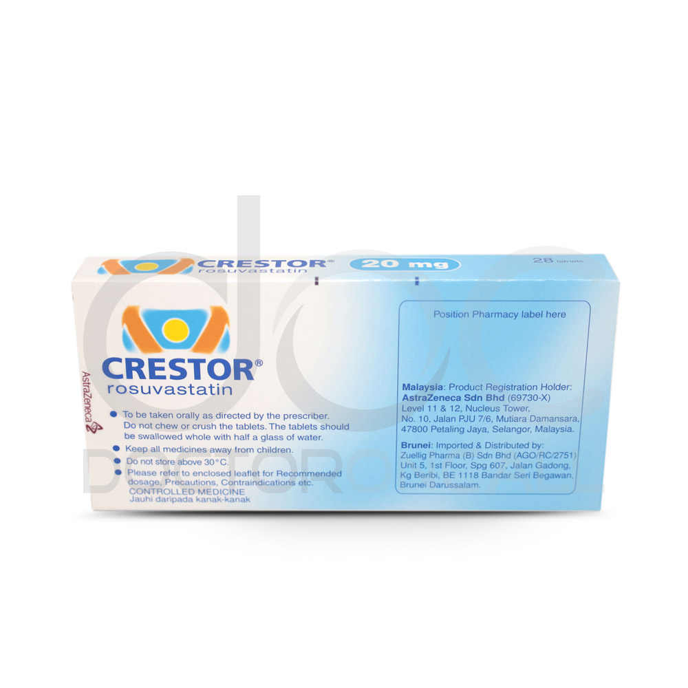 Crestor 20mg Tablet