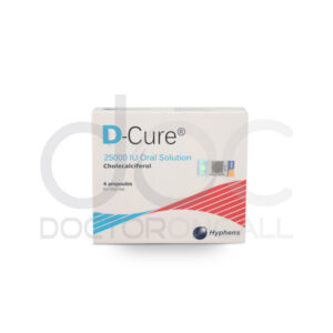 D-Cure 25000IU Oral Solution high-dose vitamin D3 supplement for deficiency treatment | DoctorOnCall Malaysia