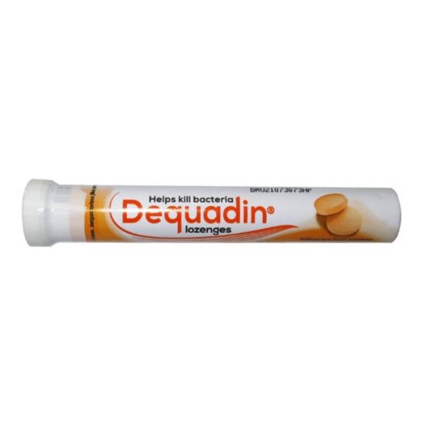 Dequadin Lozenge dequalinium antiseptic for sore throat and mouth infections | DoctorOnCall Malaysia