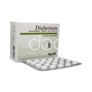 Diabetmin 500mg Tablet - 100s