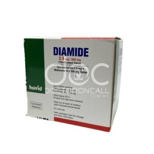 Diamide 2.5mg/500mg Tablet - 10s