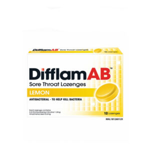 Difflam AB Sore Throat Lozenges 12s - Lemon