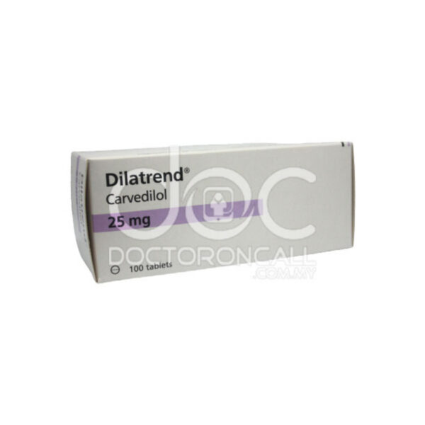 Dilatrend 25mg Tablet