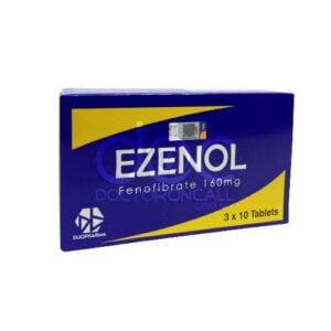 Duopharma Ezenol (Fenofibrate) 160mg Tablet - 30s