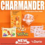 Durio 546K Pokemon Kids 4 Ply Surgical Face Mask 40s