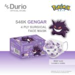 Durio 546K Pokemon Kids 4 Ply Surgical Face Mask 40s