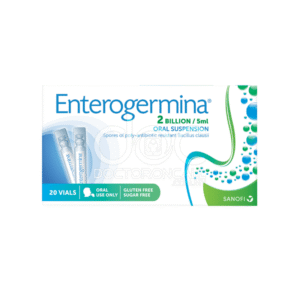 Enterogermina Bacillus 2billion/5ml Suspension - 10s x2