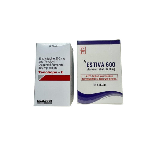 Estiva 600mg + Tenohope-E Tablet - HIV Antiretroviral Combination Therapy Malaysia