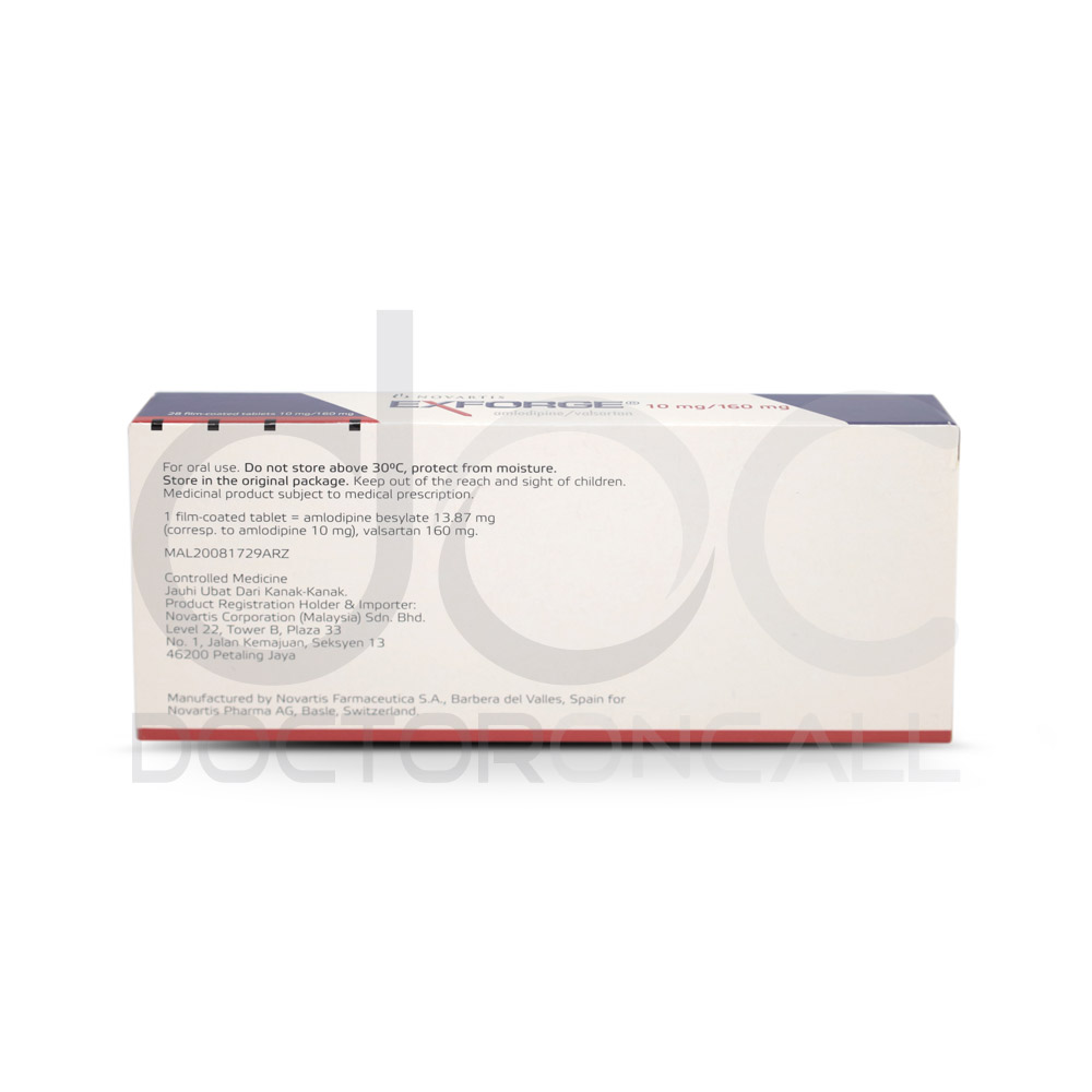 Exforge 10/160mg Tablet