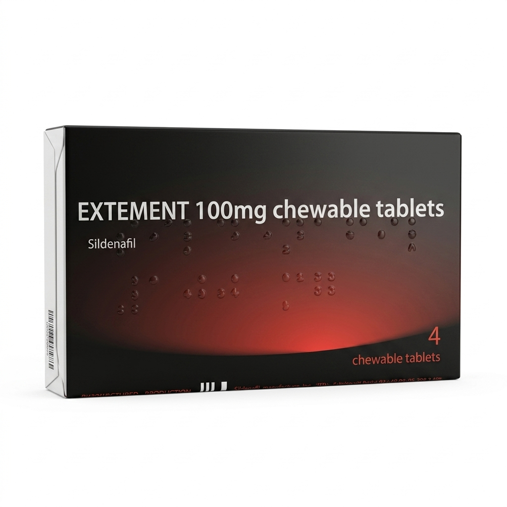 Extement 100mg Chewable Tablet (Minty)