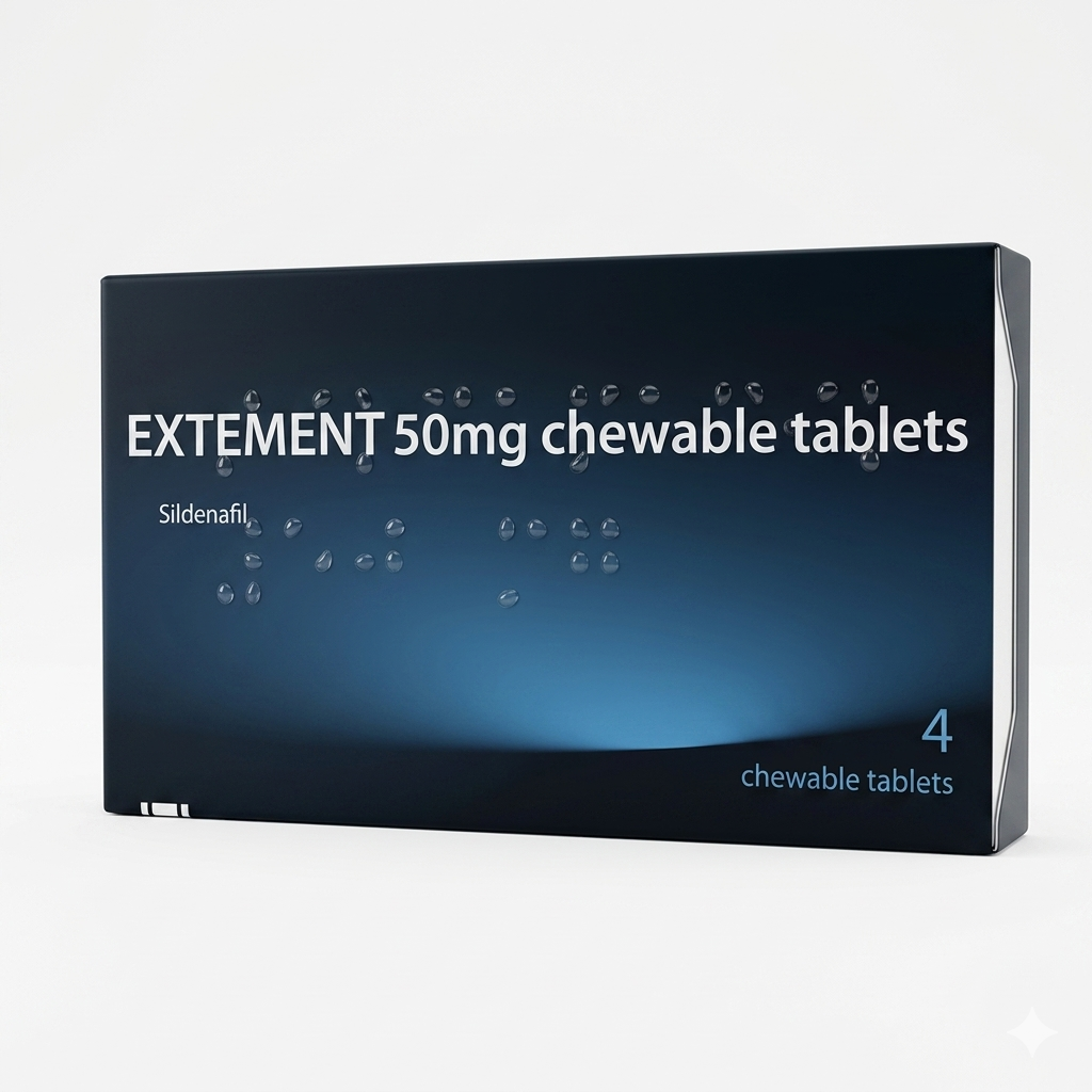 Extement 50mg Chewable Tablet (Minty)