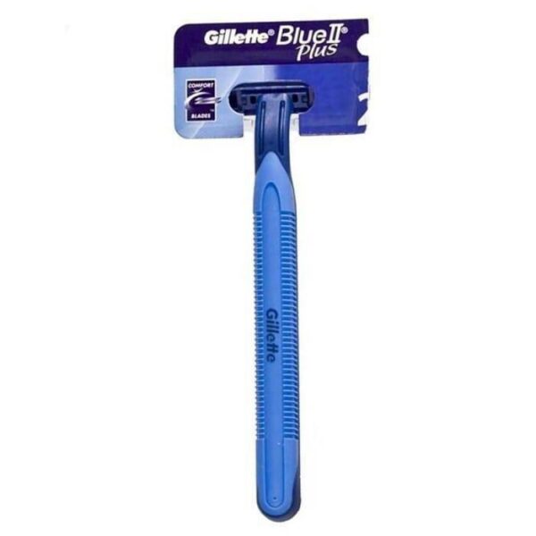 Gillette Blue II Plus Hanging Card Razor