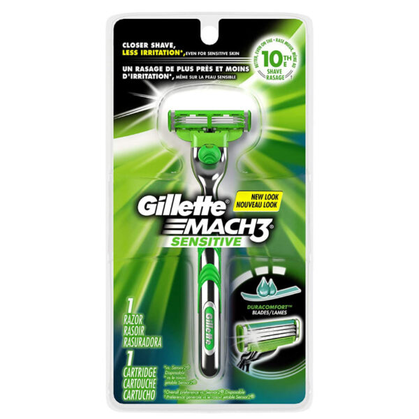 Gillette Mach3 Sensitive Razor 1Up