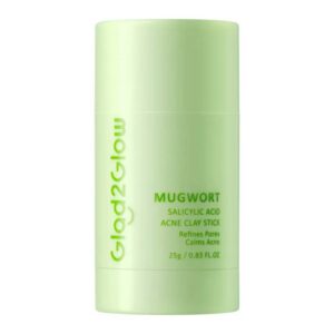 Glad2Glow Mugwort Salicylic Acid Acne Clay Stick - 25g